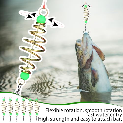 Silipull 103 Pcs Carp Fishing Accessories Bulk with 25 Luminous Fishing Bait Trap Cage Feeder Basket Holder 2 Line Bait Stopper 24 Multi Size Hooks 50 Fake Corn Baits for Trout Catfish Carp