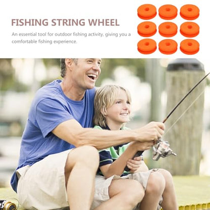 Uonlytech Portable Fishing Line Spool Holder with Foam Material for Easy Storage and Removal Fishing Line Organizer Box for Travelling and Storing Reel