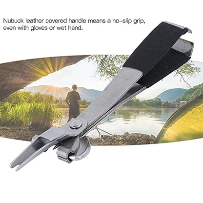 2 Pcs 4 in 1 Fly Line Clippers Fishing Knot Tying Tool Fly Fishing Quick Knot Tool Fast Nail Knotter Lines Clipper Hook Eye Cleaner with Retractor
