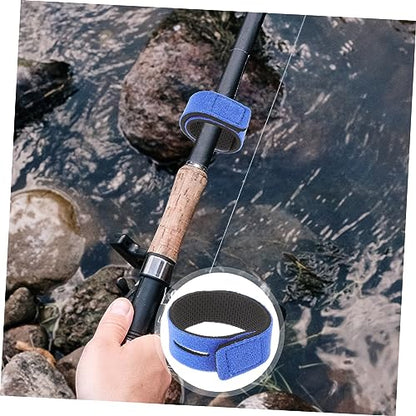 POPETPOP Pole Elastics for Fishing Hook Fishing Pole Sleeves Fishing Rod Wraps Fishing Rod Ties Fishing Rod
