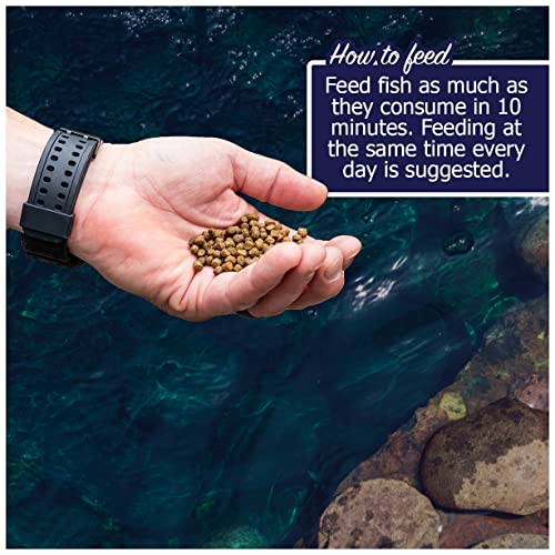 Natural Waterscapes Game Fish Food Variety | 40 lb Bulk Fish Food Pellets | Feed to Bass, Bluegill, Trout, Catfish, Tilapia