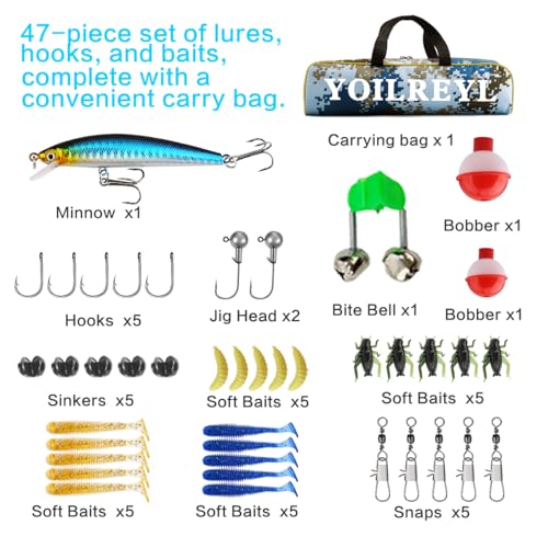 Collapsible Telescopic Fishing Rod and Reel Combo Push Button Small Fishing Pole Kit Beginner Youth Boys Fishing Starter Set Tackle - color: Blue, size: 5.9FT