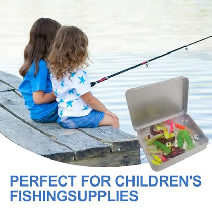 Aventik Fishing Tackle Tin Box Fish Tools Gift 3 Pack or 6 Pack Metal Storage Case for Fishing Hooks Lures Wet & Dry Flies Storage Tackle Organizer for Anglers and Outdoor Travel（3pc) - style: 3pc