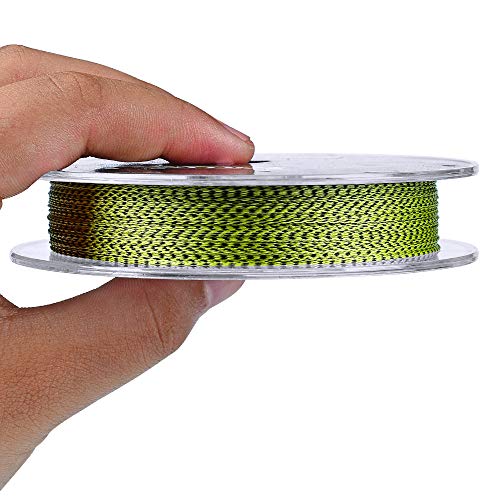 Braided Fishing Line, Abrasion Resistant Zero Stretch Braided Lines 4/8 Strands Super Strong Superline 6Lb -100Lb Test 109/328/547/1094/2187 Yards - color: Yellow/Black(4 Strand), size: 10 LB (109 Yards)