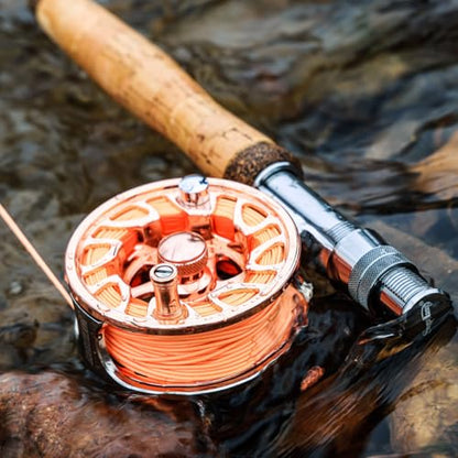 Sougayilang Fly Fishing Reel, CNC-Machined Aluminum Alloy, 5/6 Weight, Lightweight Trout Reel