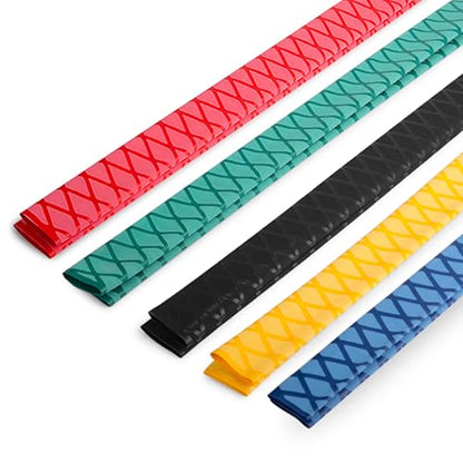 Heat Shrink Tubing, Heat Shrink Wrap Tube Sleeve for Fishing Rods Grip Handle with Non Slip and Insulation Black (Diameter 35mm, Length 39in) - color: Black, size: Diamter:35mm Length:39