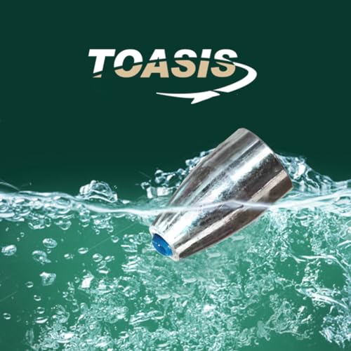 TOASIS Fishing Steel Weights Rubber-core Tube Sinkers - style: 14g/0.49_oz-12pcs