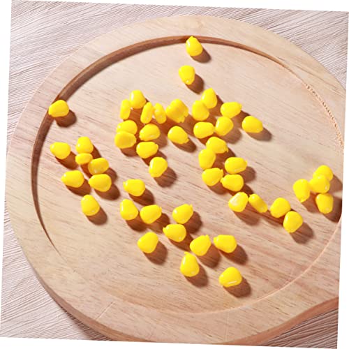 BESPORTBLE 50pcs Artificial Corn Fishing Lures Simulation Floating Baits Sweet Scent for Carp and Bass Fishing Freshwater and for Fishermen