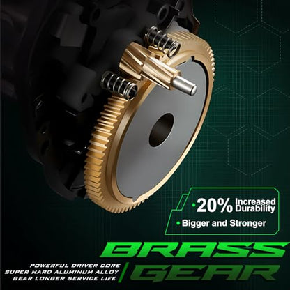 Sougayilang Cool Low Profile Baitcaster Reel - 300 Size, 7.2:1 Gear Ratio, 16lbs Max Drag, Ultra Smooth for Catfish, Musky, Bass - color: Green-LXC300 Right Handed