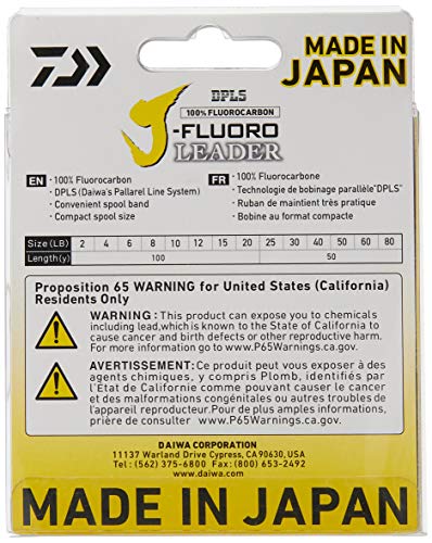 DaiwaJ-Fluoro Leader - size: 60 lb/50 yds