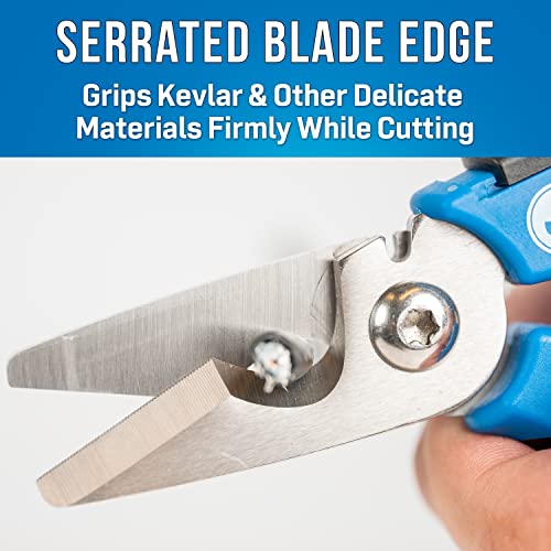 Jonard Tools KWC-700 Multi-function Kevlar® & Wire Cable Cutting Shears, 7" - style: Ultra Kevlar Cutter