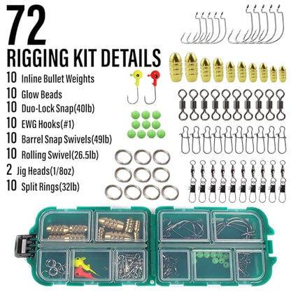 Dr.Fish Fishing Rod and Reel Combos 125-Pieces Telescopic Spinning Pole Reel Gear Equipment Set with Tackle Bag for Adult Collapsible Travel Complete Fishing Set Men Starter Freshwater Saltwater - color: 8.9ft Rod, 3000 Reel, Camo Bag+Full Kit