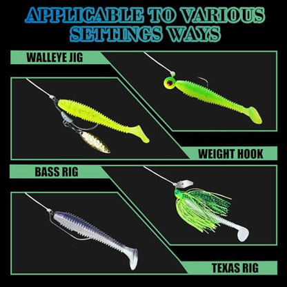 Soft Fishing Lures, 6.5cm/8cm Paddle Tail Swimbaits Soft Plastic Lures Kit for Bass Trout Walleye Crappie 30pcs/40pcs… - color: B-5.5cm/2.16in-50pcs