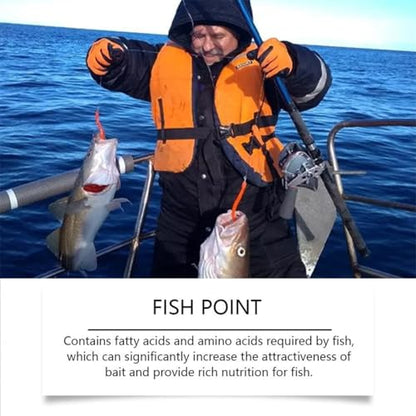 Concentrated Fish Attractant Liquid, Powerful Red Worm Fish Attractants Spray, 100ml Fishing Bait Scent Attractant, Fast-Acting Red Worm Bait Additive for Freshwater Fishing - color: 2Pack