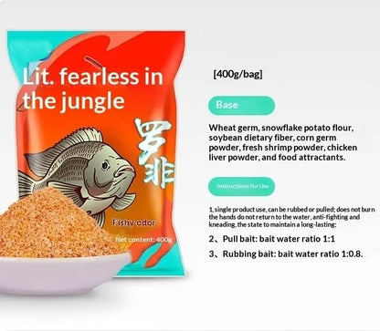 Pack of 1 Fishing Bait Set Series 400g Fishing Bait Powder Bait Outdoor Fishing Leisure Fishing Dough Bait Lake Reservoir Pond