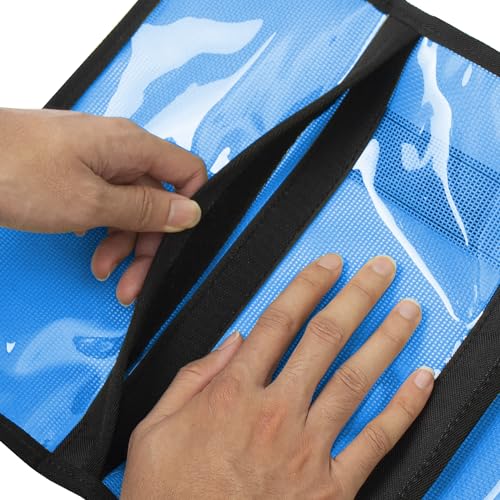 Lure Bag 6 Pocket PVC Protective Cover Durable Fishing Bag | Trolling Lure Tackle Box - size: Medium