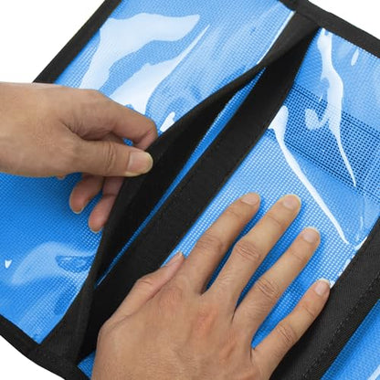 Lure Bag 6 Pocket PVC Protective Cover Durable Fishing Bag | Trolling Lure Tackle Box - size: Medium