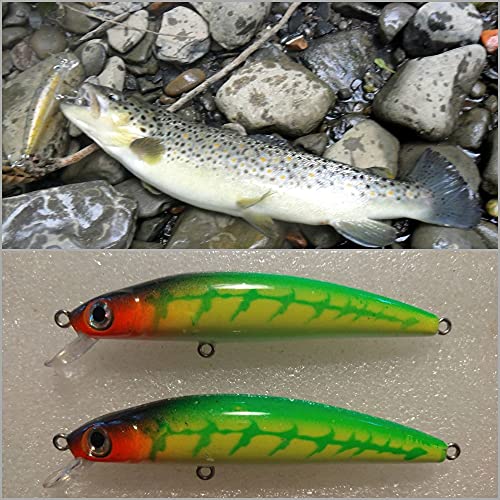 10 Blank Unpainted Minnow Crankbait Topwater Lipless Jerkbait Fishing Lures V3 - color: UPM641P10