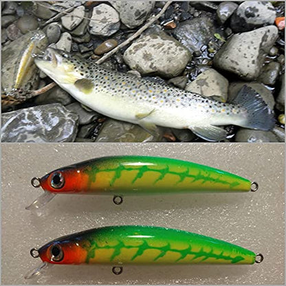 10 Blank Unpainted Minnow Crankbait Topwater Lipless Jerkbait Fishing Lures V3 - color: UPM641P10