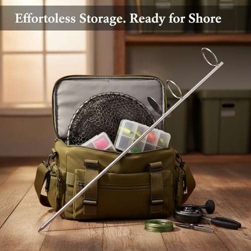 Stainless Steel Fishing Rod Holder Ground Spike for Bank Fishing - Tool-Free Soil Anchor for River & Lake Shorelines