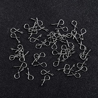 Quick Fly Fishing Snaps, 150pcs Stainless Steel No Knot Fast Snaps Quick Lure Change Clips for Flies Jigs Lures - size: Size S-0.22"-150pcs