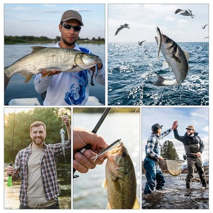 50 PCS Crappie Jigs, Soft Plastic Crappie Lures, Lifelike Forked Tail Minnow Baits, Scented Rubber Lures for Freshwater and Saltwater Bass, Trout, Walleye