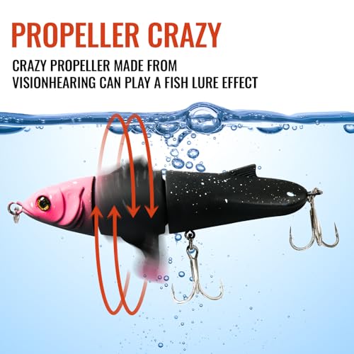 Fishing Lures for Trout Bass Multi Jointed Swimbaits 3D Bionic Fish Eye Swimming Lures Lifelike Hard Bait for Freshwater Saltwater - color: Black-Pink