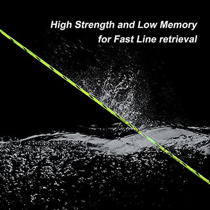 Goture Fly Line Fishing Line Weight Forward Floating Fly Line Double Micro Welded Loops Freshwater Saltwater Beginner Expert General WF2 3 4 5 6 7 8 9 10WT Olive Orange Yellow Moss Green(Olive, WF1F) - color: C: Fly Line Backing-Yellow