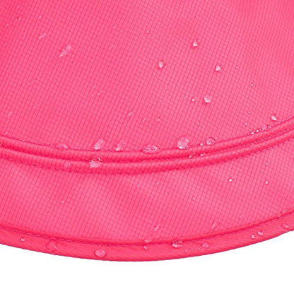 icolor Women Sun Hat UPF 50+ Sun Protection Hat Summer Outdoor Neck Shield Flap Visor Hat Ponytail Hats Wide Brim Beach Hat - color: Rose-pink