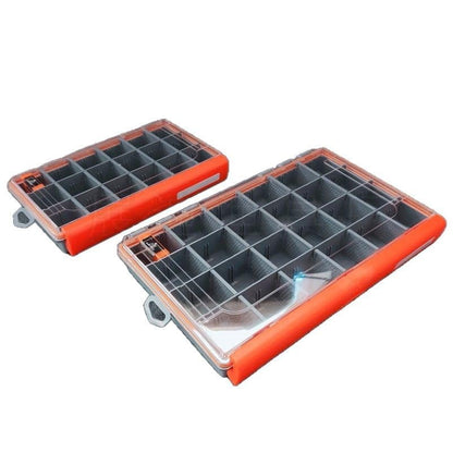 Fishing Tackle Box Tray Lure Box and Terminal Tackle Storage Waterproof Tackle Box Organizer with Removable Dividers 3600 3700 Box (3700-Large Size) - size: 3700-Large Size