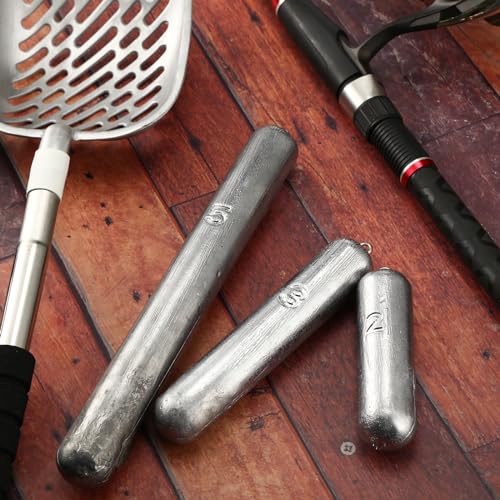 Gemscream Deep Drop Fishing Weight Metal Fishing Weights Drop Shot Weights Fishing Sinkers Drop Shot Weight for Saltwater Freshwater Fishing - size: 3 lb