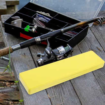 Housoutil Waterproof Fishing Line Organizer Box with Multifunctional Design Abs Material 4 Main Spools and 50 Sub-line Capacity Lightweight Fishing Hook and Line Storage Case