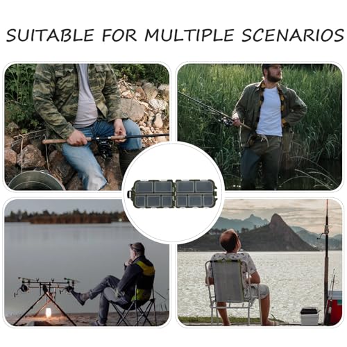 MAGICLULU Multi-compartment Fishing Tackle Box Lure Baits Container Waterproof Plastic Fishing Accessories Storage Case for Freshwater and Saltwater Anglers