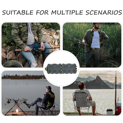 MAGICLULU Multi-compartment Fishing Tackle Box Lure Baits Container Waterproof Plastic Fishing Accessories Storage Case for Freshwater and Saltwater Anglers