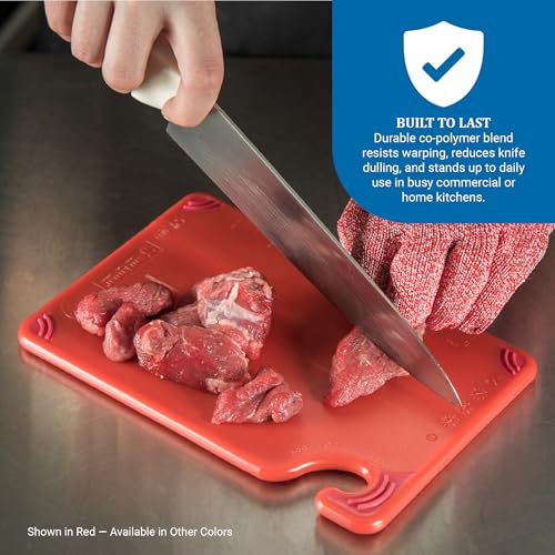 San Jamar Cutting Board,6x9 in,White CBG6938WH - 1 Each - color: White