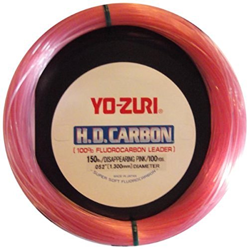 Yo-Zuri H.D. Fluorocarbon 30-Yard Leader Line - color: Pink, size: 60-Pound Test