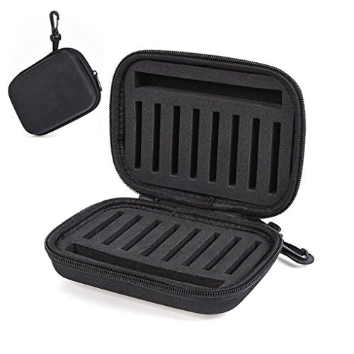 Toasis Fishing Lure Storage Wrap Bag Spinner Baits Wallet Case Black Color
