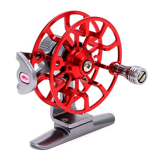 LIANGLIN WU Full Metal Ultra-Light Former Ice Fishing Reel Fly Fishing Reels Aluminum Inline Reel for Jigging & Ice Fishing