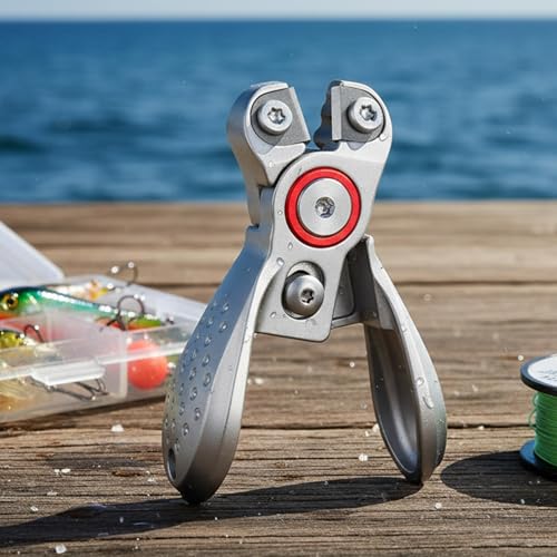 Qianly Fishing Line Cutter, Braid Scissors, Compact, Stainless Steel, Fast and Efficient, Cuts Braided, Monofilament and Fluorocarbon Lines