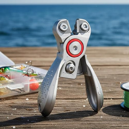 Qianly Fishing Line Cutter, Braid Scissors, Compact, Stainless Steel, Fast and Efficient, Cuts Braided, Monofilament and Fluorocarbon Lines