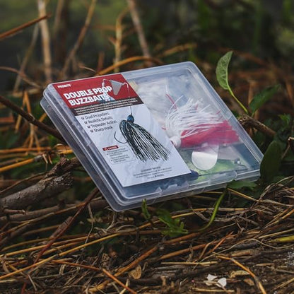 Double Prop Buzzbaits - Fishing Lures Buzzbait Spinnerbait Jigs Lure for Bass, Pike & More - Lifelike Action with Double Propeller Design, Ideal for Men Anglers, 5pcs - size: 3/8oz