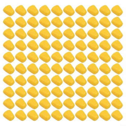 100Pcs Soft Silicone Fake Corns Fishing Lure, Artificial Floating Maize Baits With Corn Flavor For Carp, Crucian, Grass Carp And Bream, Freshwater And Sea Fishing Tackle