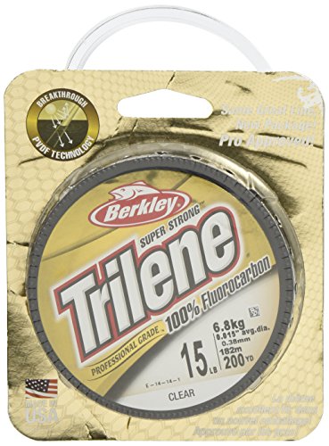 BerkleyTrilene 100% Fluorocarbon Ice Clear 0.010in | 0.25mm - size: 200-Yard/4-Pound
