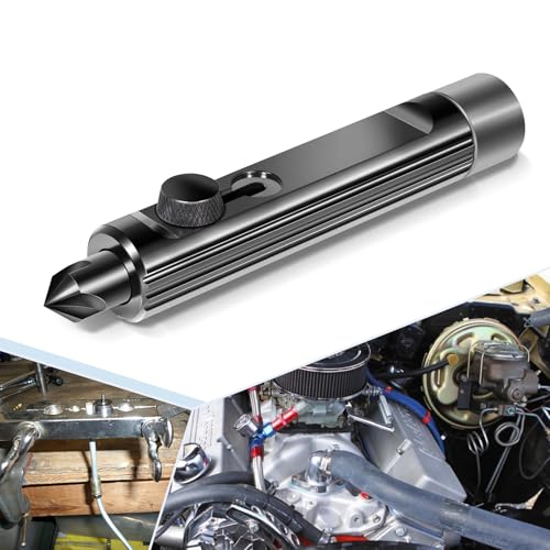 Camoo Brake Line Deburring Tool, Internal/External Tubing Deburring Tool, Rimming & Deburring Tool for 3/16" to 1/2" Tubing, Fit for Brake, Fuel, Transmission and Coolant Lines.