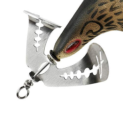 Arbogast Buzz Plug 1 oz Fishing Lure - color: Rat, size: Junior 2 3/8 in, 5/8 oz