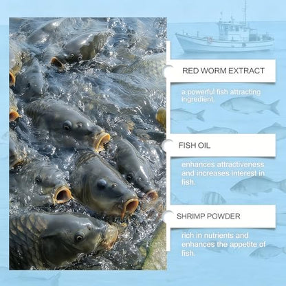 Red Worm Liquid Spray,Fish Attractant Liquid, Bait Attractant Scent for Fishing, Enhances Fishing Lures & Baits - color: 2PC