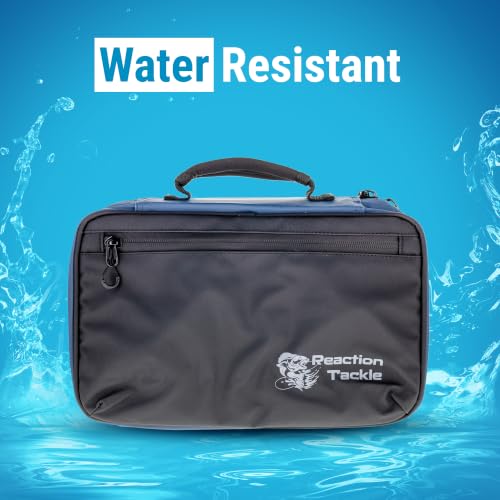 Reaction Tackle Deluxe Bait Binder, Water Resistant Soft Bait Storage System for Soft Plastics and Rigs with Zippered Sleeves, Splash-Proof Binder - size: Splash-Proof Binder