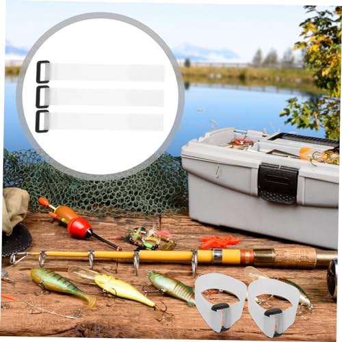 30pcs Fishing Rod Bands Tie Straps Fishing Pole Sleeves Rod Strap Belt