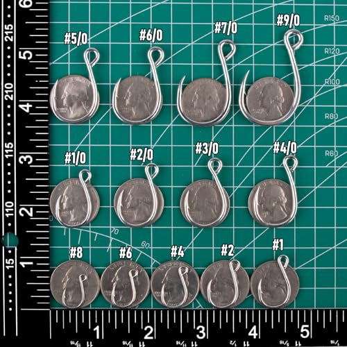 Dr.Fish 30 Pack Single Replacement Hooks for Hard Lures Inline Fishing Hooks High Carbon Steel Spinner Jerkbait Crankbait Popper Walking Bait Plugs - size: #4-30 Pack
