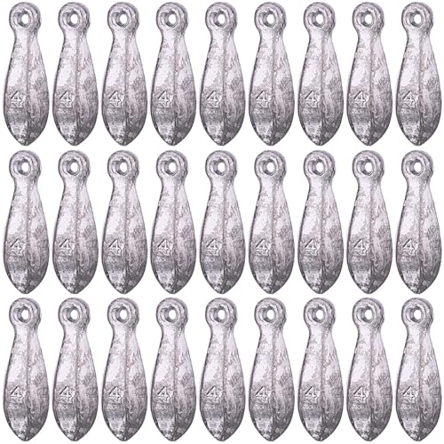 27 Pcs Bank Sinker Fishing Sinkers Weights Bank Weights for Ocean Saltwater Freshwater Surf Bass Catfish Fishing Casting Gear Tackle - size: 4 oz